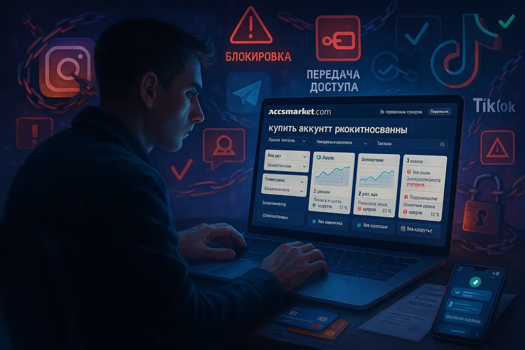 Как выбрать и безопасно купить проверенный аккаунт для соцсетей: особенности торговли аккаунтами в интернете